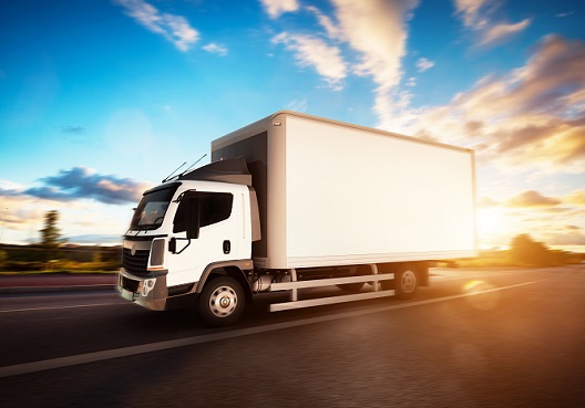 Truck on the highway